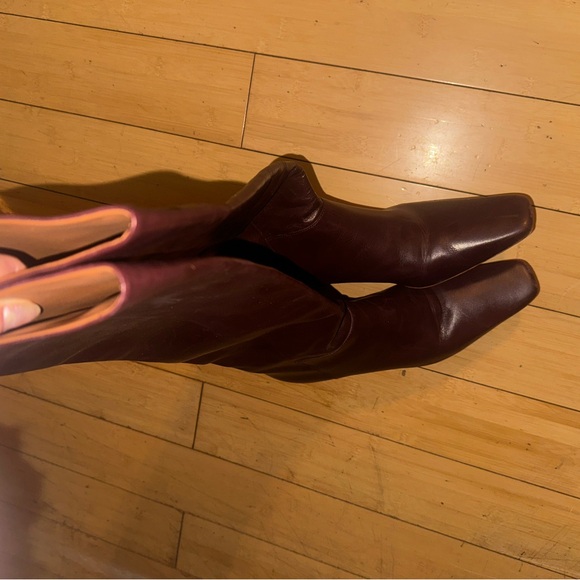 Burgundy Reformation- Remy Knee Boots - Picture 3 of 4